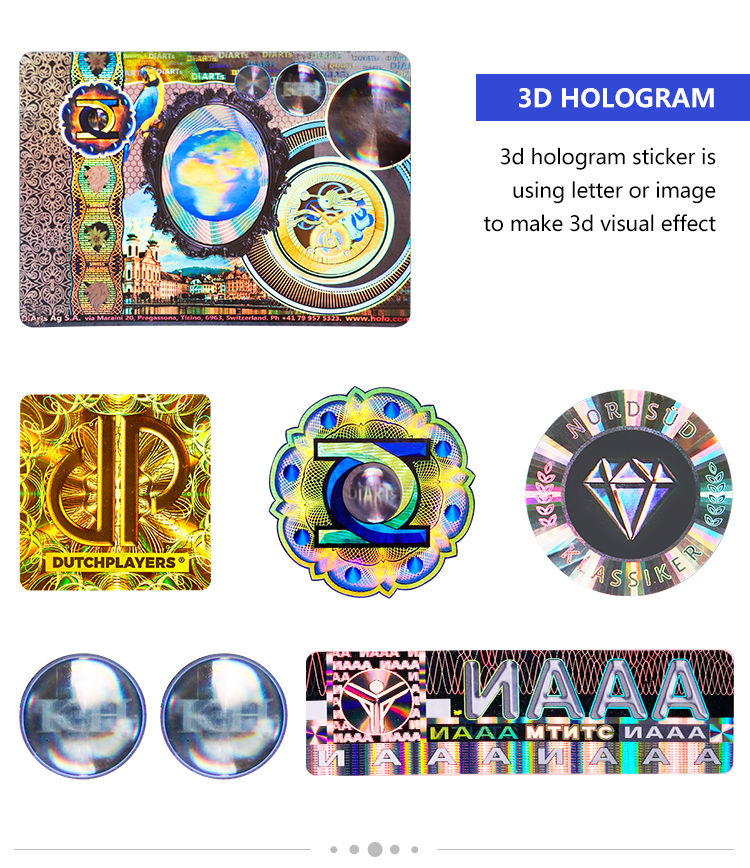 Hologram Stickers 3D