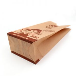 Custom design logo print kraft paper bag for pet food