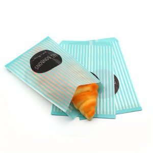 Custom print wrapping kraft flat bag