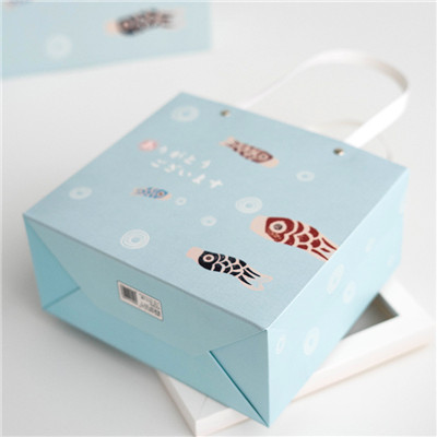 Hot sale cute reusable paper gift packaging bags 4