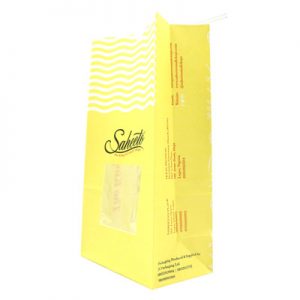 New design resealable kraft food paper bag