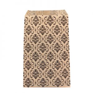Stand up sack kraft brown carton bakery bag