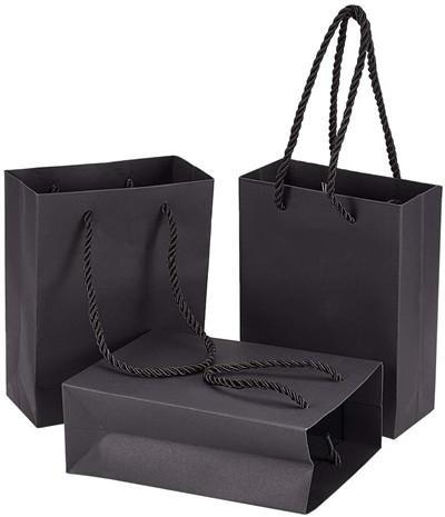 Custom fashion print cosmetics luxury shopping paper bags
