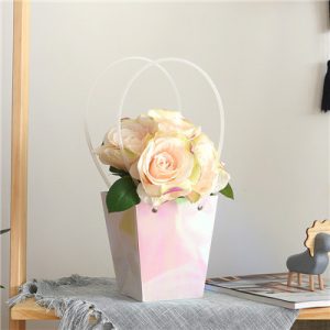Custom printing white pattern paper bags