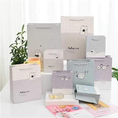 Cute cartoon gift craft paper bags