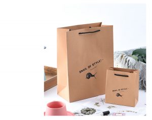 Eco friendly shopping paper bag with handle 4