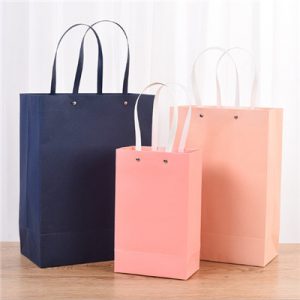 Factory eco friendly colorful luxury shopping paper bag 3