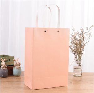 Factory eco friendly colorful luxury shopping paper bag 4