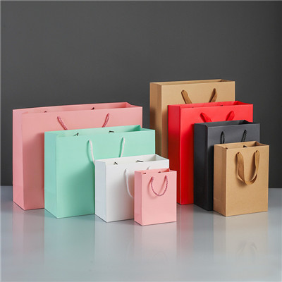 Factory price custom logo multi-sizes paper bag