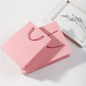 Factory price custom logo multi sizes paper bag 5