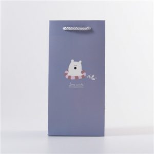 Gift cartoon style printed durable paper bags