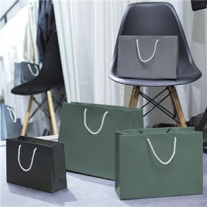 Retro shopping paper bag