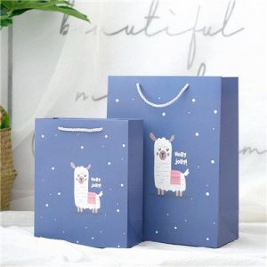High quality durable clothing packaging paper bag 1