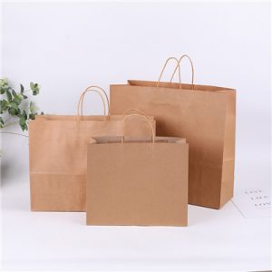 High quality shopping custom print kraft paper bag