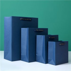 Luxury gift style durable craft shopping paper bags 1