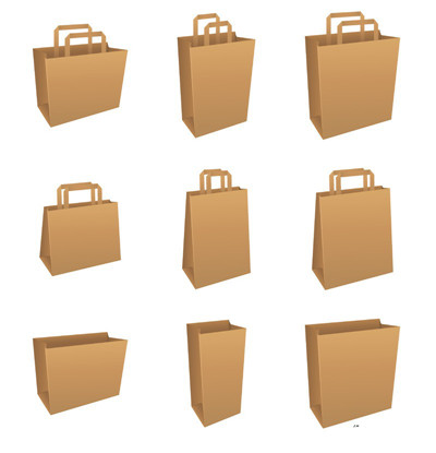 Square bottom paper bag 1