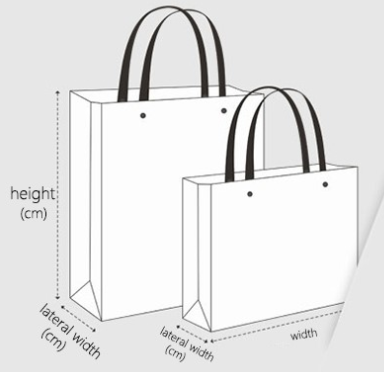 Paper bag custom parameters